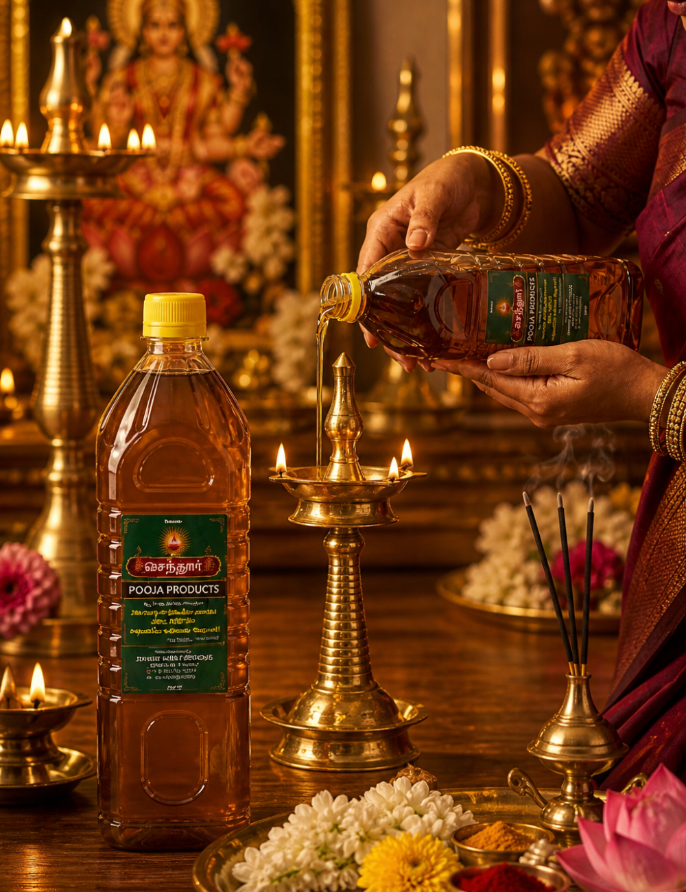 Senthur Pooja Premium Deepam Oil