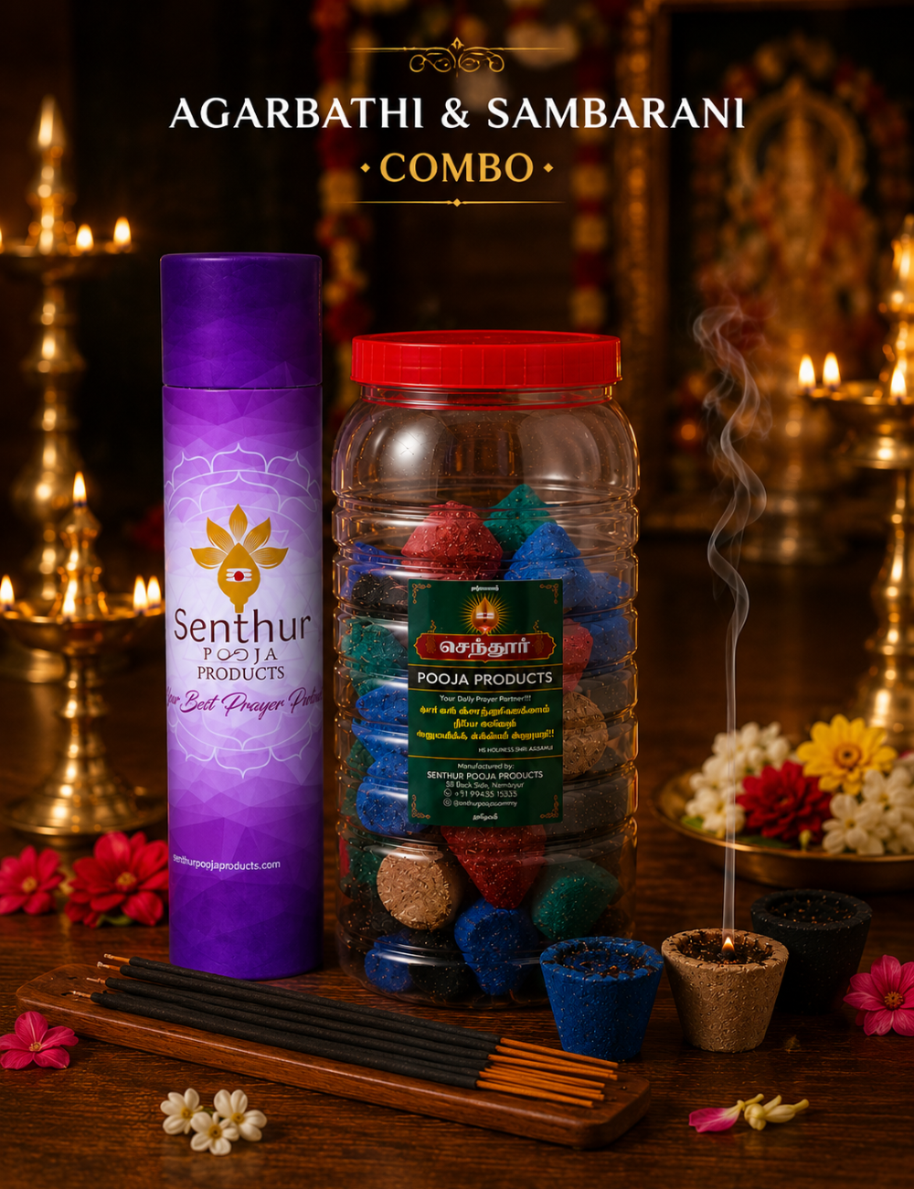 Senthur Divine Aroma Combo